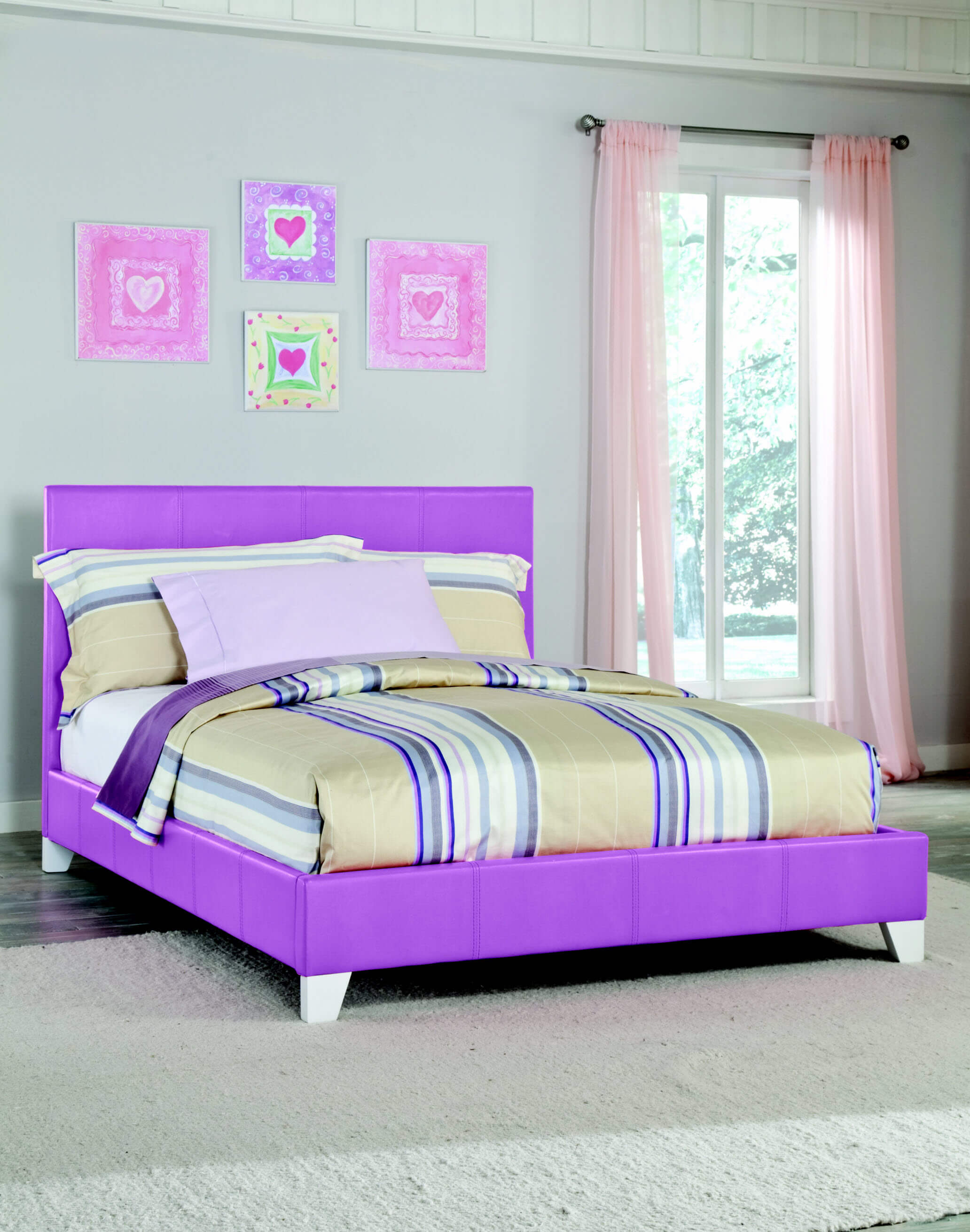 269 Kith Twin Purple Girls Bed