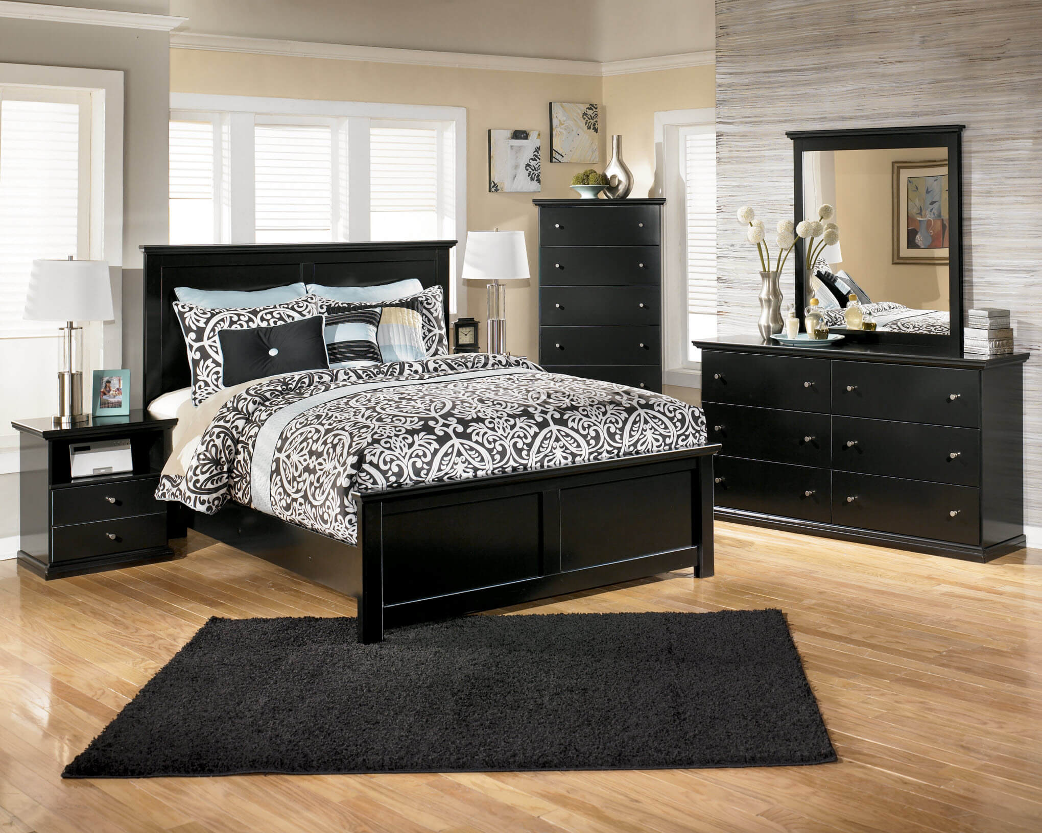 Ashley Marible Black Bedroom Set Bedroom Furniture Sets