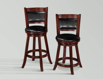 Cecil Swivel Bar Stools by Crown Mark