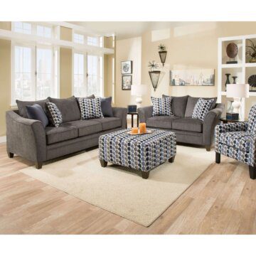 Albany Truffle Sofa And Loveseat By Simmons - Simmons Upholstery Albany Slate Sofa And Loveseat Set