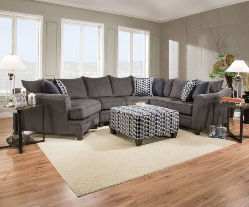 Albany Slate Sofa and Loveseat by Simmons