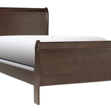 Cherry Full Sleigh Bed by Crown Mark
