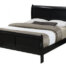 Black Sleigh Bed by Crown Mark