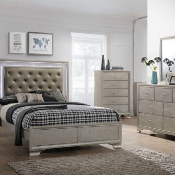Lyssa LED Glam Bedroom Furniture Sets
