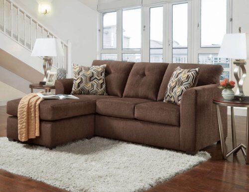 Kelly Chocolate Sectional