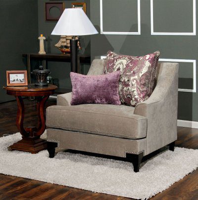 Viscontti Vintage Taupe Sofa and Loveseat