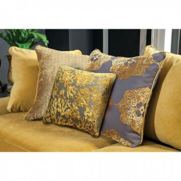 Viscontti Gold Sofa and Loveseat