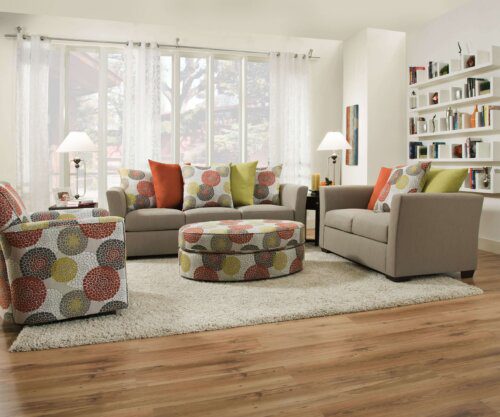 Playground Grey Sofa And Loveseat Living Room Furniture