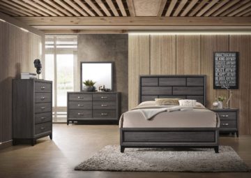 Akerson Grey Bedroom Set