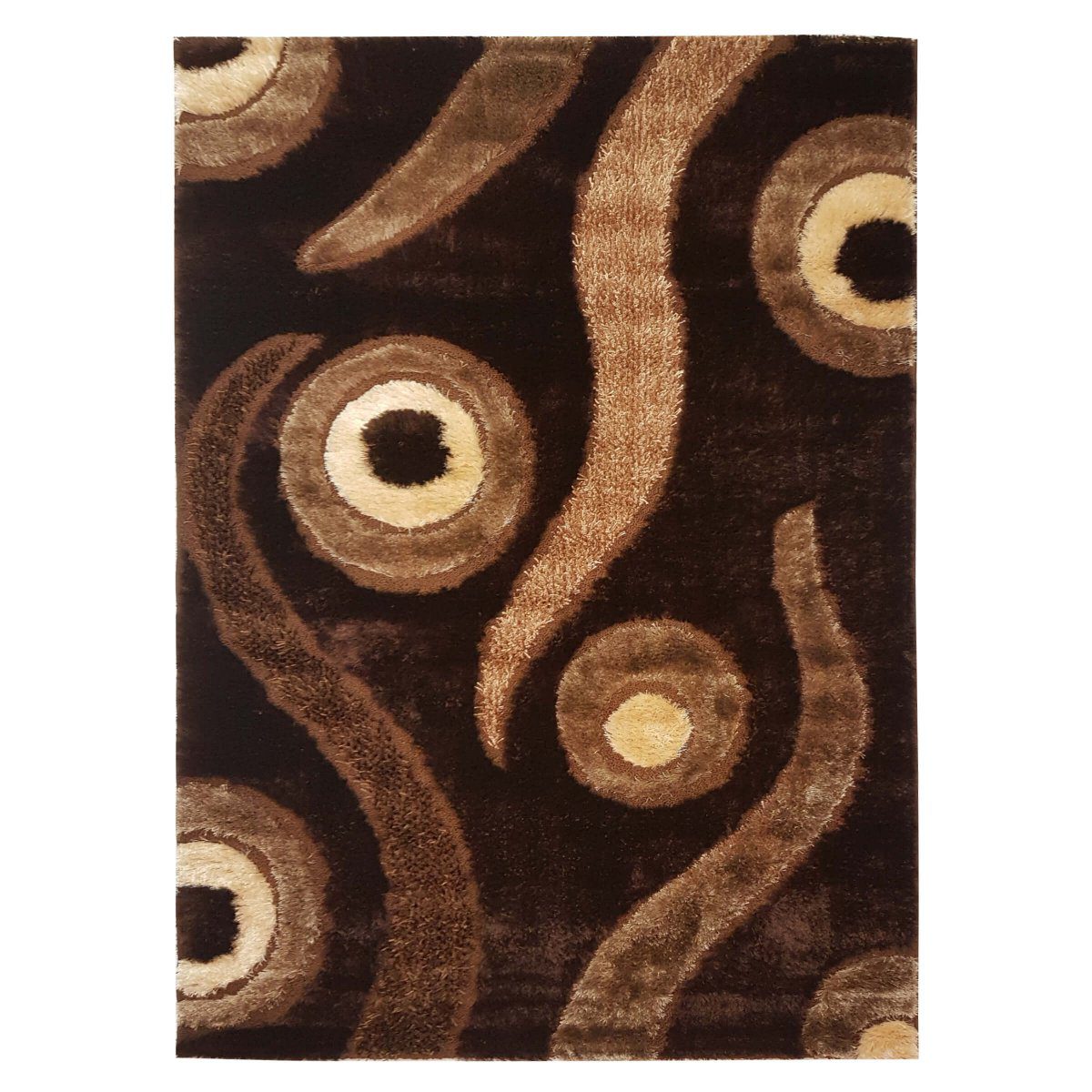 Luxury Shag Brown Area Rug Rugs Urban Furniture Outlet