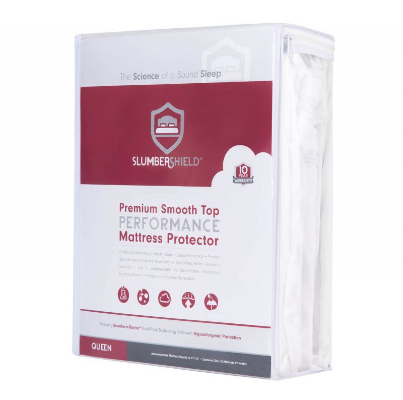 Slumbershield Smooth Top Premium Mattress Protector Mattresses