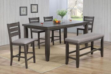 Bardstown Grey Crown Mark Counter Height Dining Set