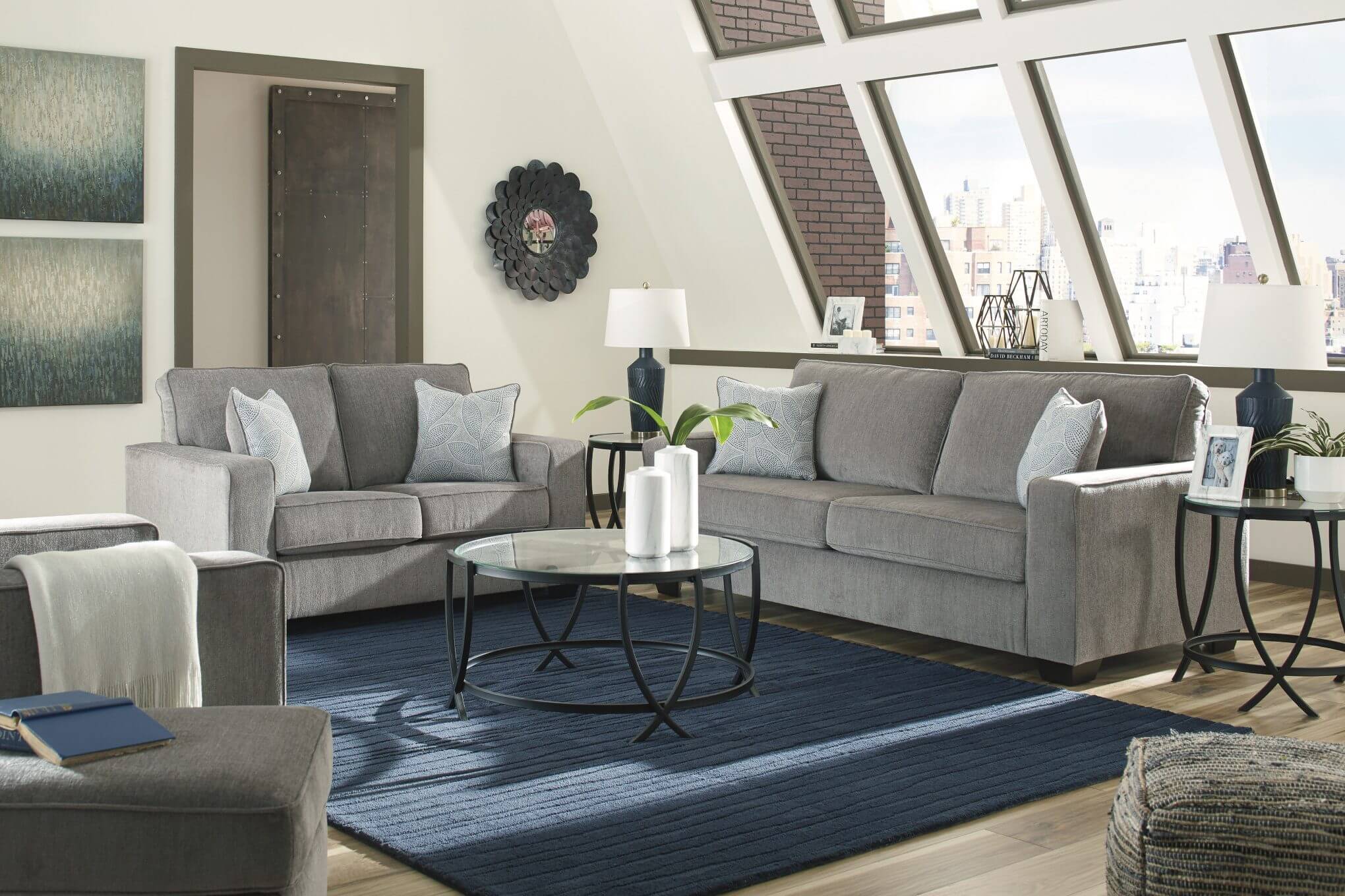 Altari Alloy Sofa and Loveseat | Living Room Furniture