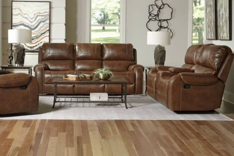 Garrison Cognac Reclining Sofa And, Garrison Leather Sectional Sofa