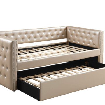 5335 Pearl Tufted Trina Daybed with Trundle