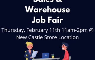 UFO Sales & Warehouse Job Fair - February 11th, 11am-2pm