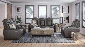 HyllMont Gray Reclining Collection