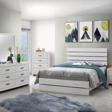 Coastal White Bedroom Set