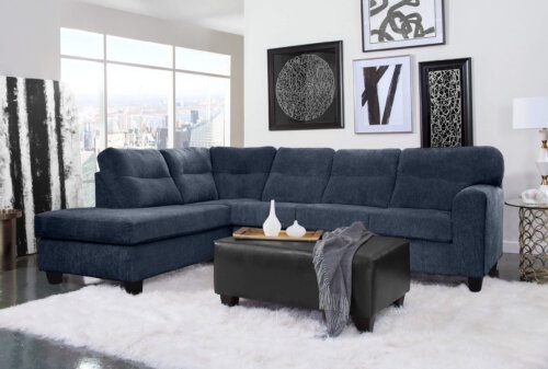 1431 Sectional Suave Navy