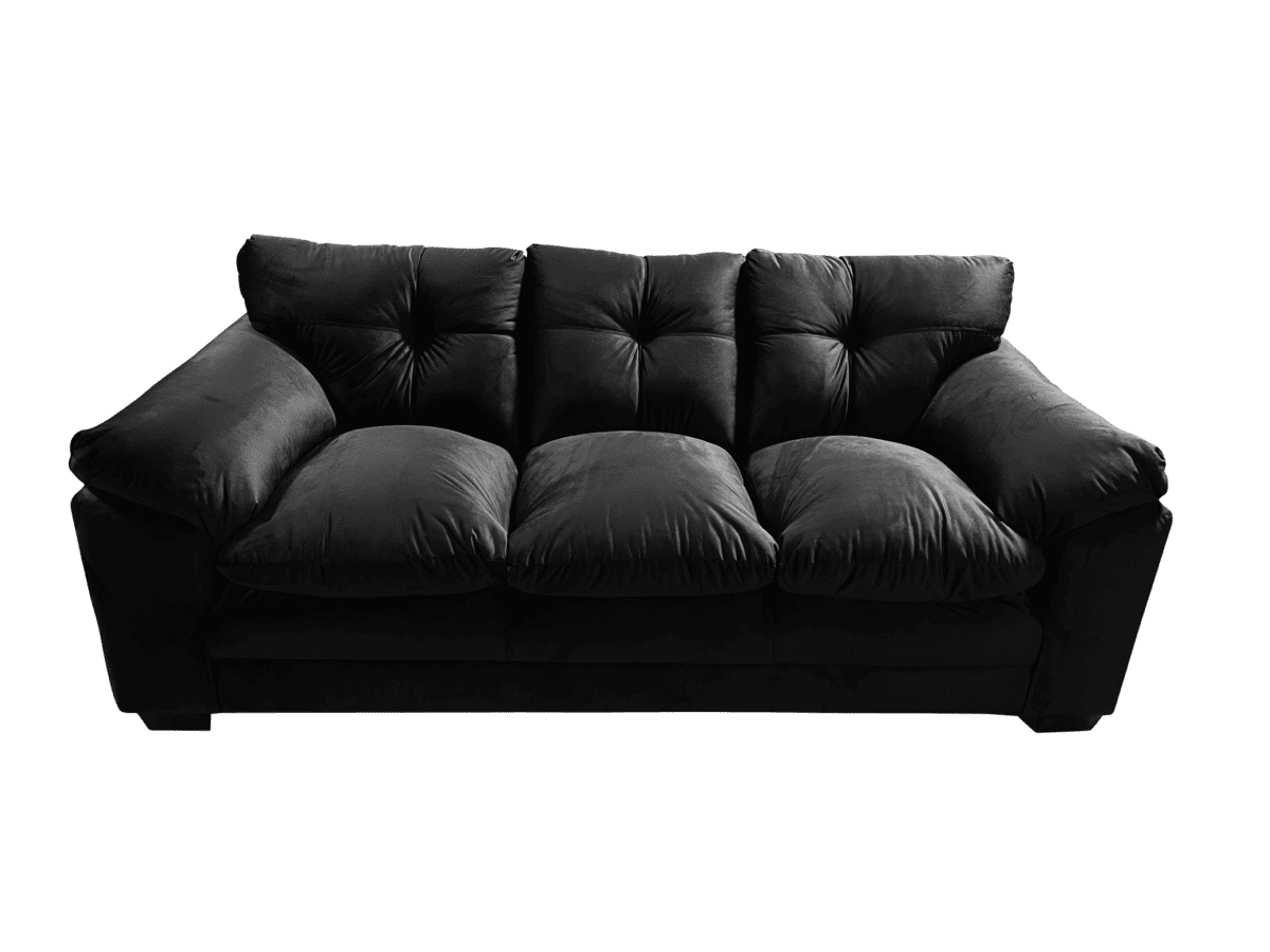 Harmony Black Sofa and Loveseat UFO