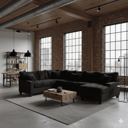 Midnight Madness Chaise Sectional